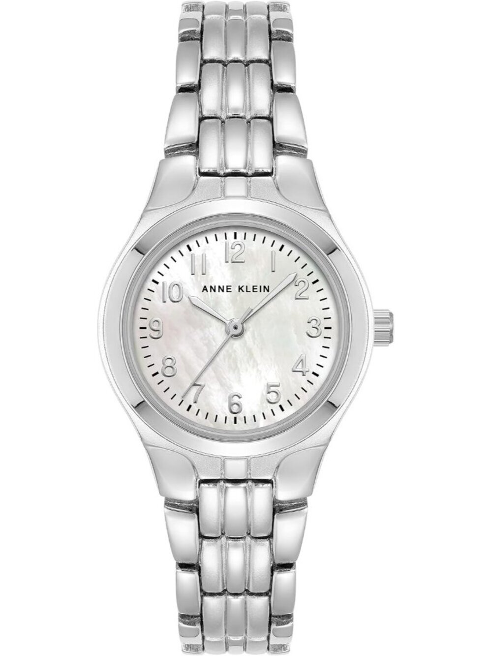 Women's Silver Metal Adjustable Crystal Band Bracelet Quartz Dress Wrist Watch